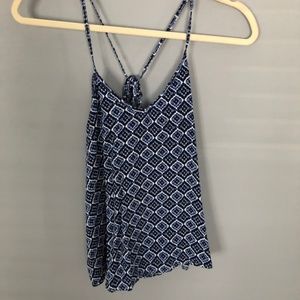 Blue Printed Tank